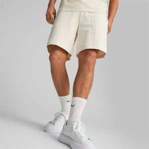 Shorts clásicos Pintuck de 8" para hombre, sin color